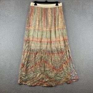 Anthropologie Blink London Skirt Women’s Medium Good Metallic Elastic Waist